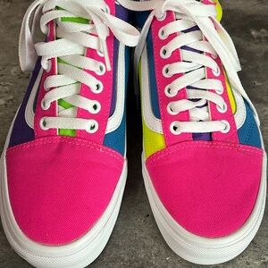 Neon unisex vans size US Men 7 | US Women 8.5